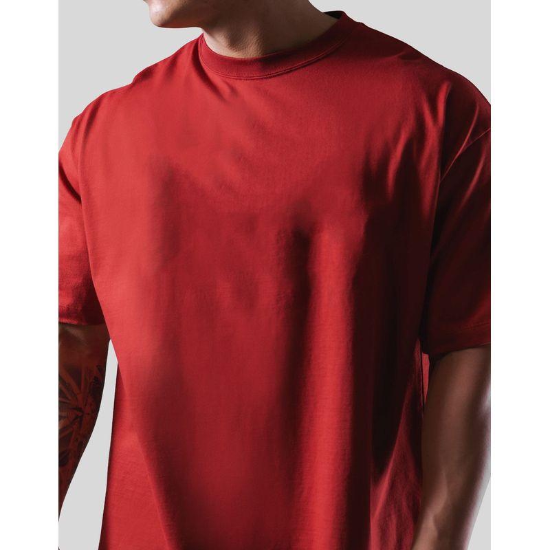 Heavy Weight Pure Cotton round Neck T-Shirt Men Fashion Loose Plus Size Pure Color Fitness Clothes Breathable Summer Sports Short Sleeve