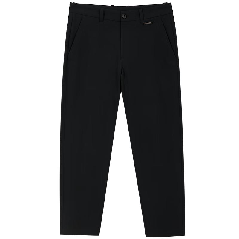 

JACK&JONES Men s Metal Letter Decor Straight Casual Trousers 38