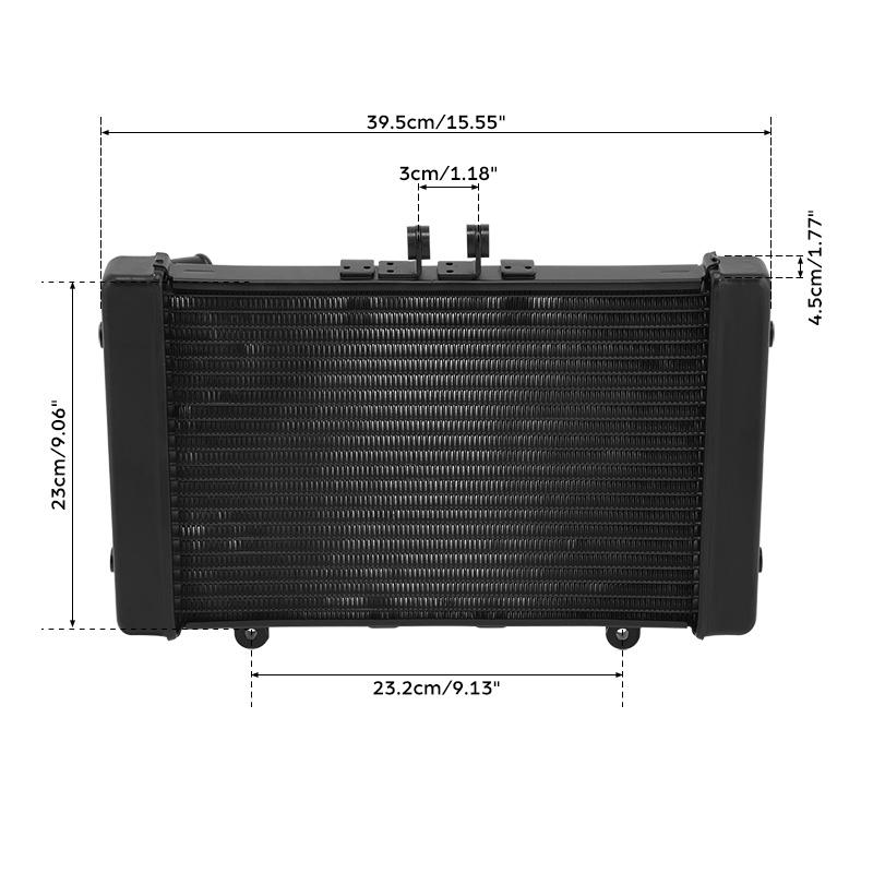 Motorcycle Aluminum Black Radiator Water Cooler Cooling For Honda CB1000 CB 1000 1994-1995