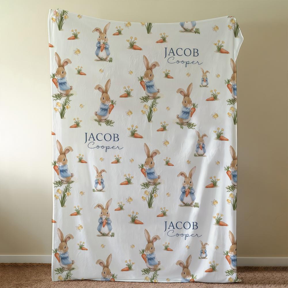 Blanket R-RabbitS Throw Super Cosy Plush Living P-PeterS Room Sofa Couch Childish Birthday Gifts