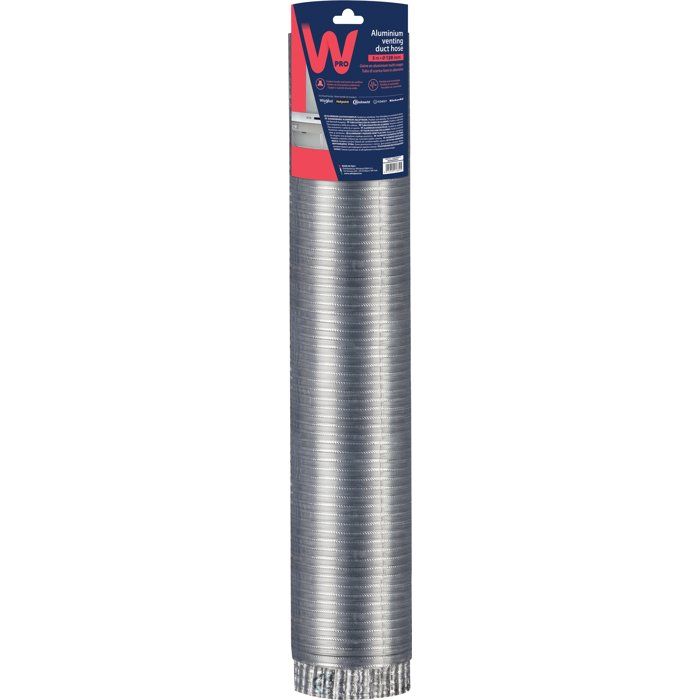 Gaine hotte aluminium - WPRO - CHT312 - 3 m - Souple - Norme UNI CIG
