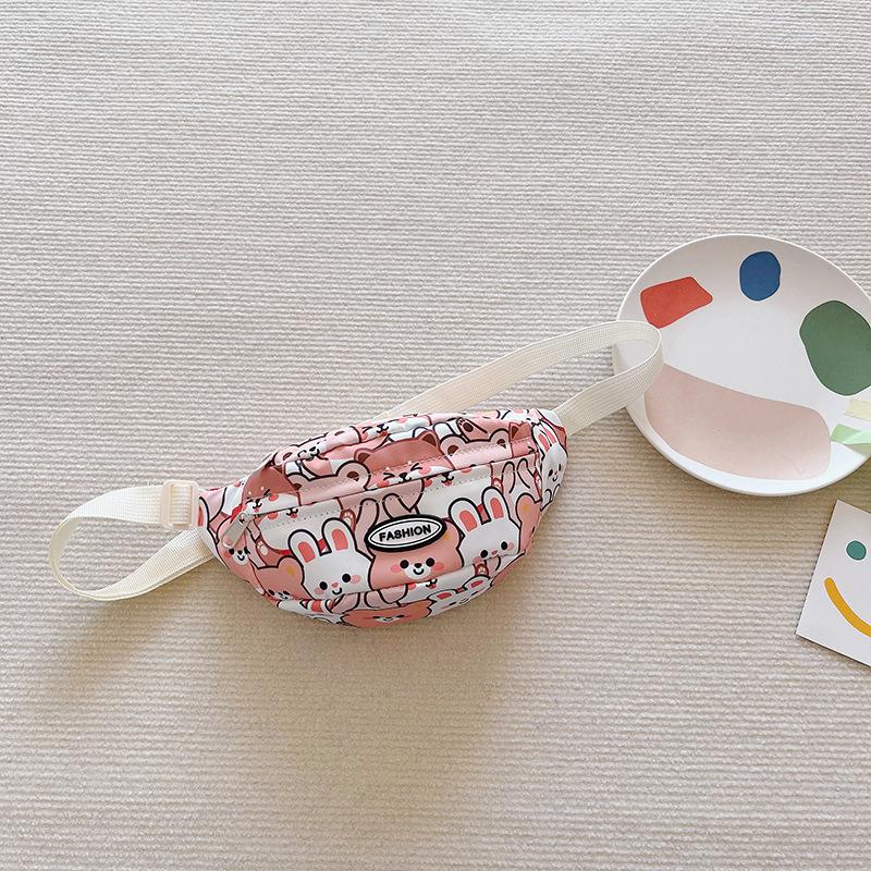 

Стильная и очаровательная детская холщовая сумка с милым принтом собаки для детей Pink Rabbit