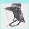 Summer Mens Fishing Hat With Sun Protection And Full Face Mesh For Outdoor Activities