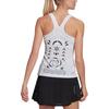 Adidas Solid Logo Round Neck Sleeveless Vest Women tops White HA7627