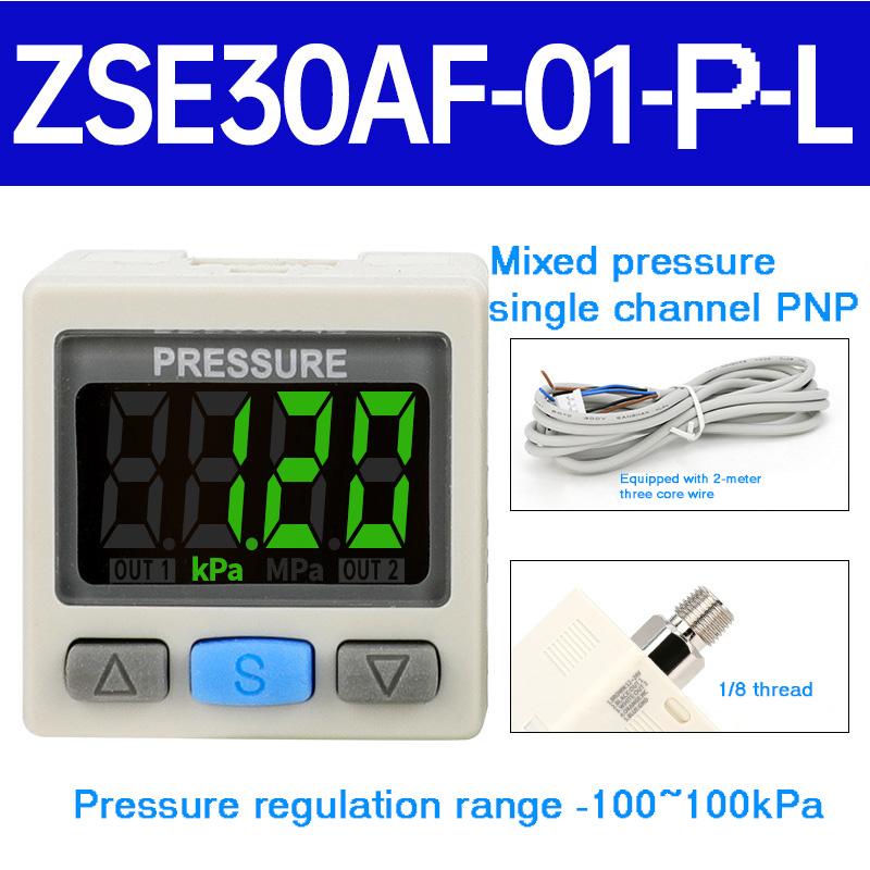 Digital Pressure Gauge Switch ZSE30AF Vacuum Negative Pressure Gauge ISE Positive Pressure DPSN1 Electronic Digital