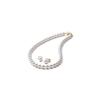 VOTRE COUTURE Pearl Necklace and Earrings, 8mm, Made in Japan, Suitable for Formal Occasions,
