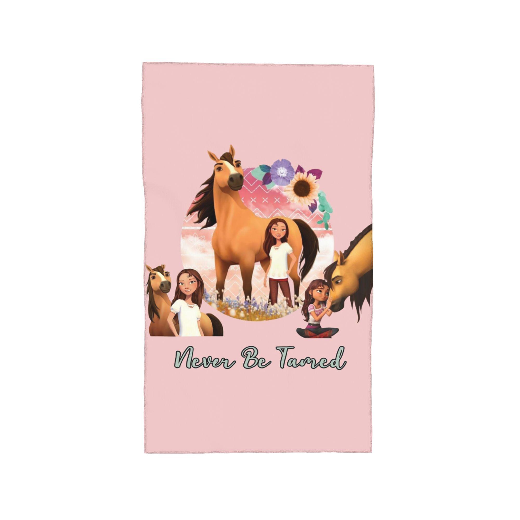 

Never be tamed spirit riding free Soft Face Towel Quick Dry Pool Bath Cotton Towels Absorbent Quick W30*H60(CM)