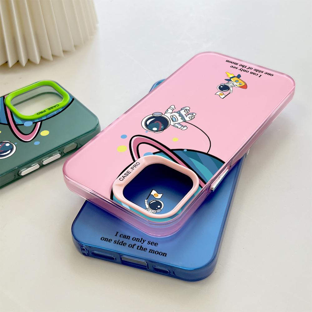 Fashion Colorful Sliver Double Sided Phone Shell Soft Edge Hard Case Full Cover Shockproof Phone Casing for Samsung A16 A55 Xiaomi Redmi 14C Poco C75