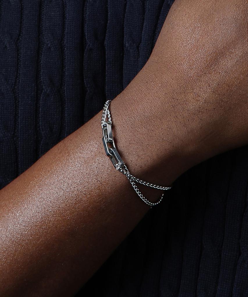 Ventera Oblivion Double Chain Men'S Bracelet