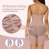 Strapless Bodysuit with Buttock-Lifting and Tummy-Tucking Shaping Features Plus Size Seamless Slimming Garment for Belly-Flattening