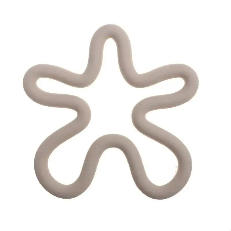 Geometrische Hitzebeständige Silikon-Getränkeuntersetzer, Rutschfeste Topfuntersetzer, Tischsets, Küchenzubehör-Unterlagen