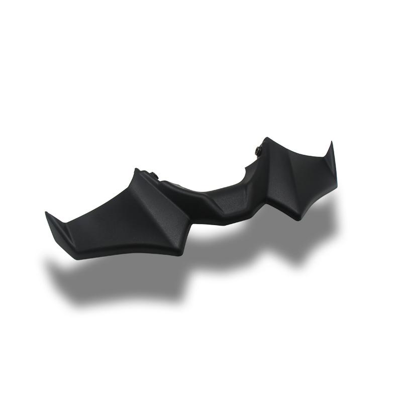 Motorrad Zubehör Schwarz Naked Front Abtriebsspoiler Winglet Aerodynamik Flügel Kit Spoiler Für YAMAHA MT 07 2021 2022 2023
