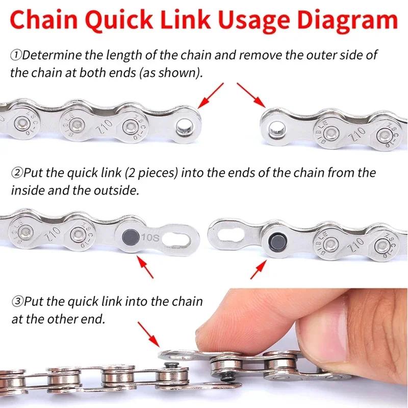 1Pc Portable Bicycle Chain Link Pliers Repair Tool Quick Release Magic Buckle Chain Squeeze Plier MTB Bicycle Upkeep Accessories