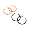 Fashion Round Candy Color Simple Geometric Round Earrings Women Jewelry C-shaped Hoop Earrings