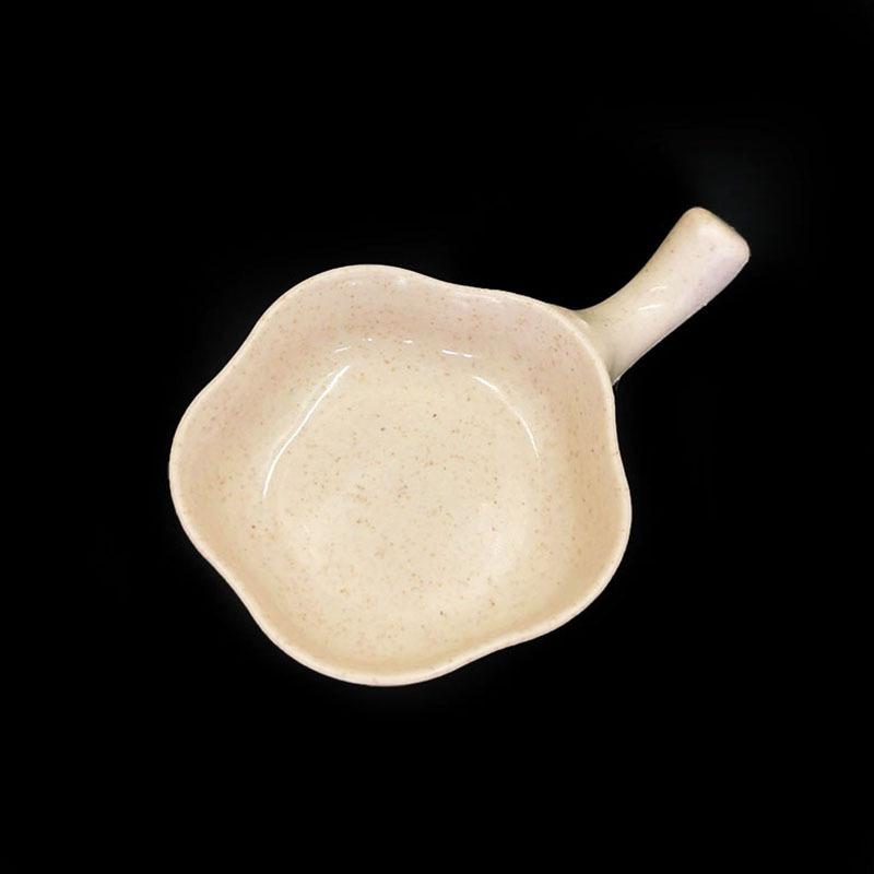 Piatto Condimento Cucina Domestica Paglia di Grano Foglie Plastica Rotondo Piatto Sottaceti Stoviglie Piatto Sottaceti Snack