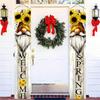 Chinese Spring Festival Banner - Traditional Couplet Porch Decor - Porch Hanging Door Decor (8627)