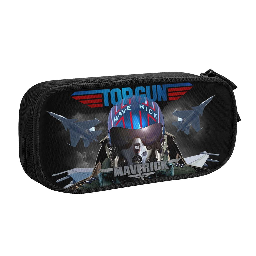 Hot Film Top Gun Maverick Kawaii Pencil Cases Girl Boy Large Storage Pencil Bag Pouch Students Stationery