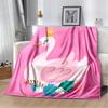 HD Cartoon Cute Swan Cygnus Soft Plush Blanket,Flannel Blanket Throw Blanket for Living Room Bedroom Bed Sofa Kids Cover Gitt 3D