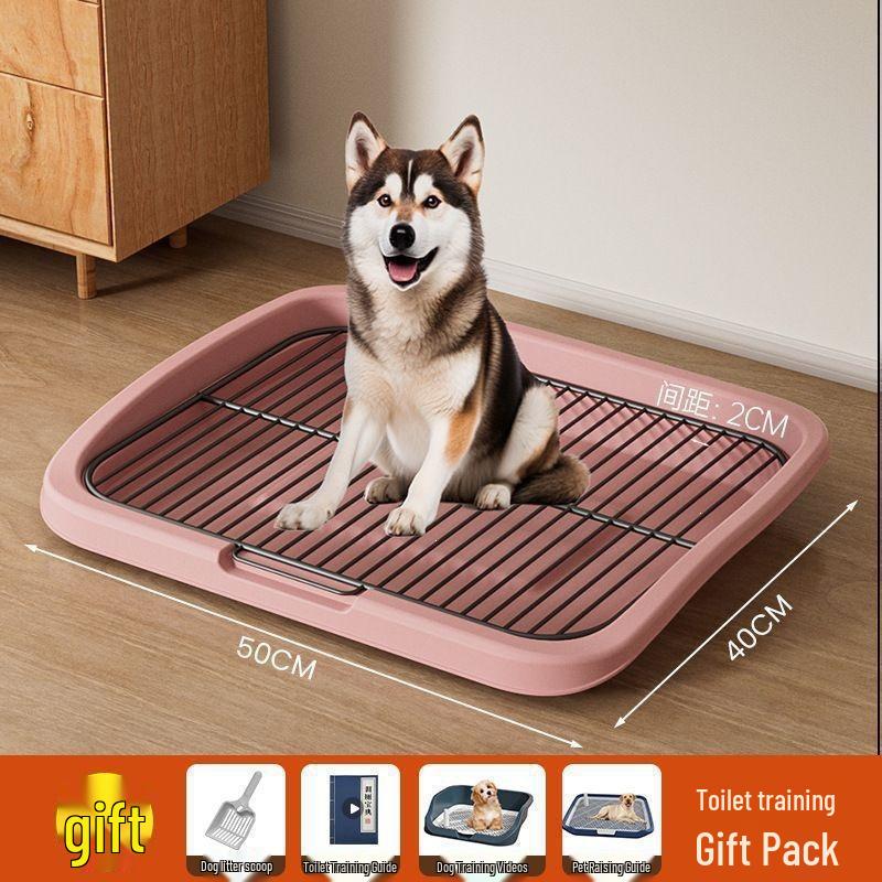 Cross-Border Pet Toilet for Medium & Large Dogs - Anti-Stepping, Full Range Cleaning Solution