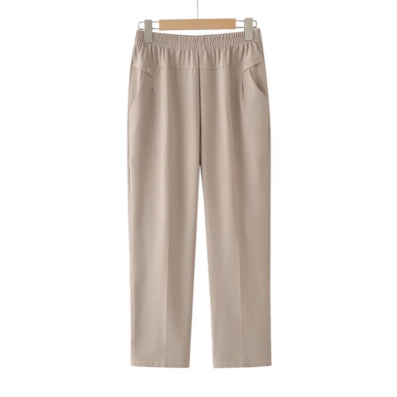 Tucano Women's Mid-Aged Summer Loose Cropped Straight-Leg Pants