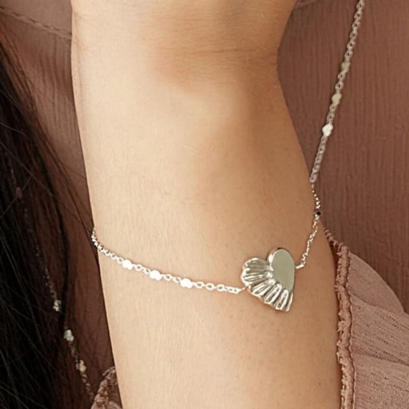 BELLOOGGI Frill Heart Bracelet