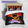 3pcs Smiling Critters2 pattern bedding set duvet cover set includes duvet cover &pillowcases, perfect all season bedroom decoration & gift