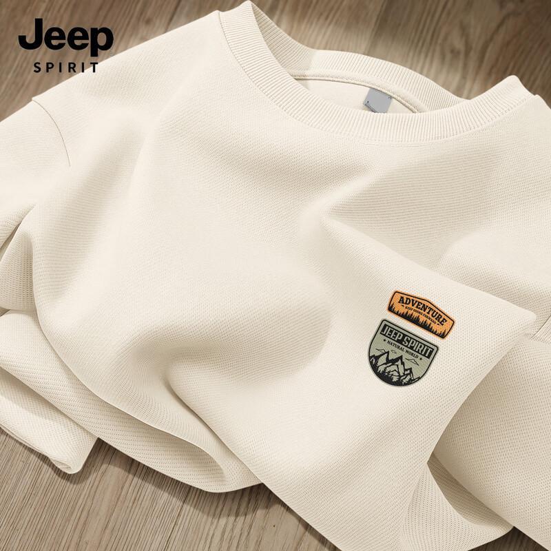 JEEP SPIRIT Men's 2025 Casual Crewneck Sweatshirt