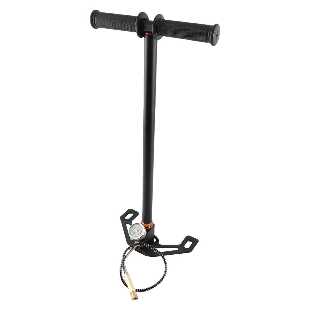 High Pressure Pump Folding Water Cooled Manual Pump PCP Air Compressor 40MPA with Oil Water Separator for High Pressure