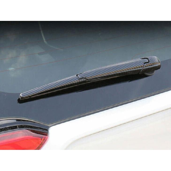 For Toyota RAV4 2019-2025 Carbon Fiber Tail Rear Window Wipers Snow Cover Trim