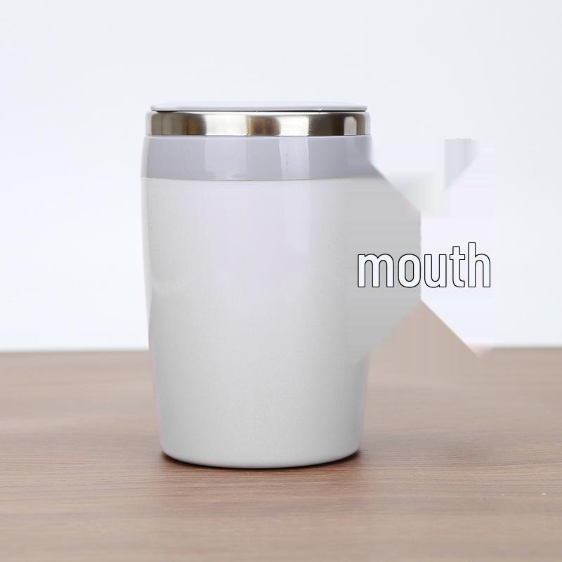 Rechargeable Luxury Stainless Steel Automatic Stirring Coffee Cup - Portable USB Essential for the Lazy