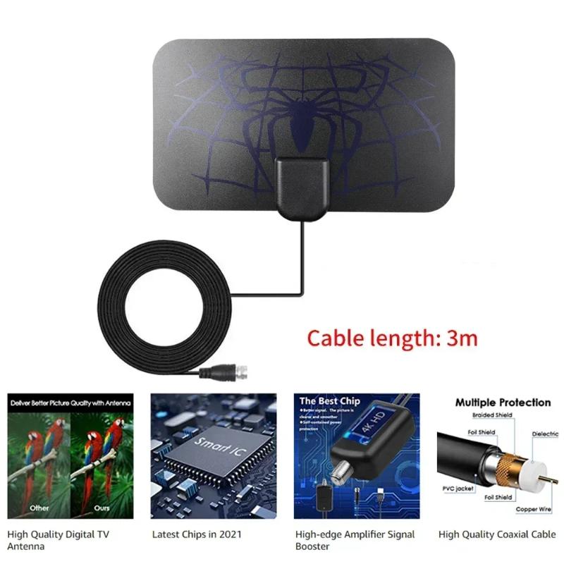 Boost TV Signal & Get More Free Channels! 25dB Adjustable Digital HDTV Antenna Amplifier for 4K Indoor Use