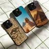 A-Art Funda de Teléfono del Antiguo Egipto Para iPhone 17,16,15,14,13,12,11 Plus,Pro Max,XS,Funda de Teléfono Plateada Colorida