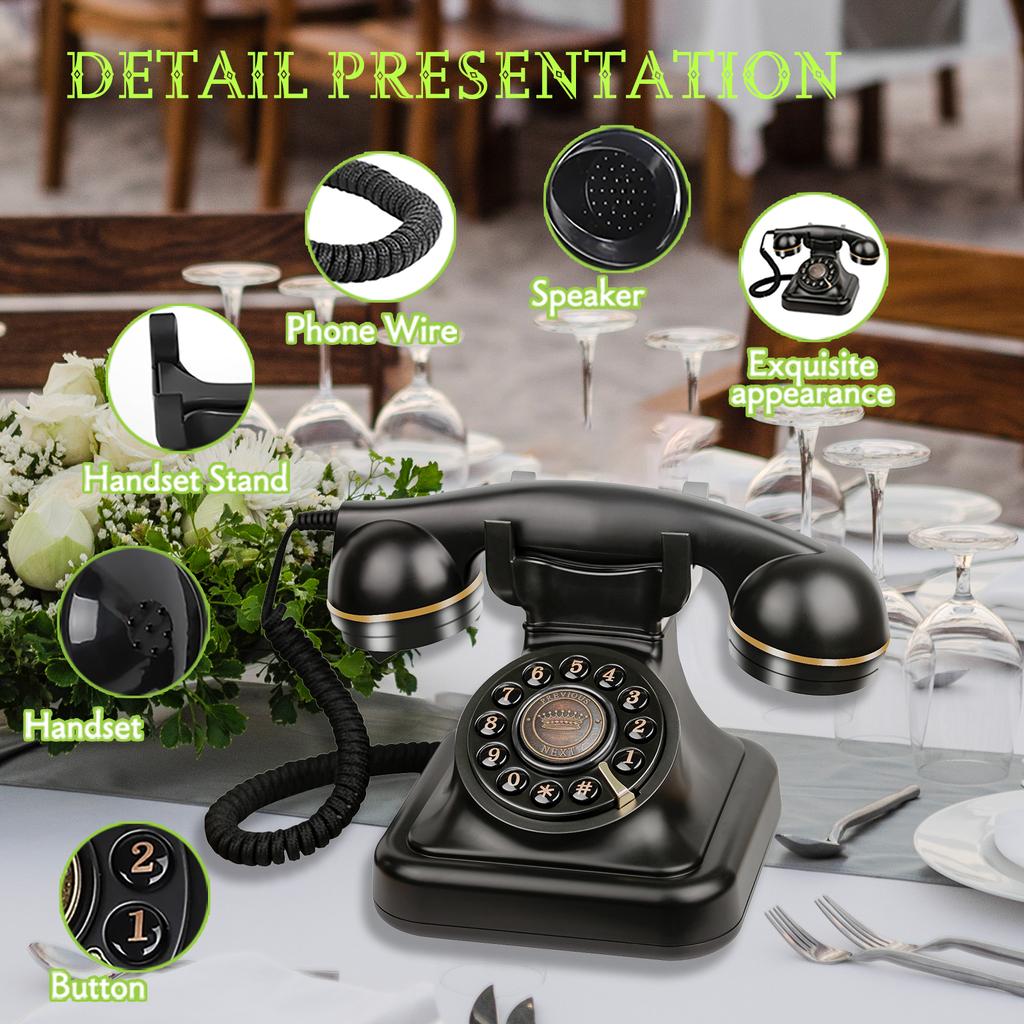 Kniha zvukových zpráv Hlasový záznam Vintage telefonní záznamník Svatební telefon přizpůsobený pomocí hlasové schránky Vše nejlepší Retro Stylový