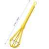 Kitchen Silicone Whisk Non-Slip Egg Beater Milk Frother Kitchen Utensil  Kitchen Silicone Egg Beater Tool Easy To Clean