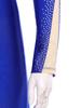 Womens Sparkle Rhinestone Dance Gymnastics Leotard Mock Neck Long Sleeve Long Pants Jumpsuit