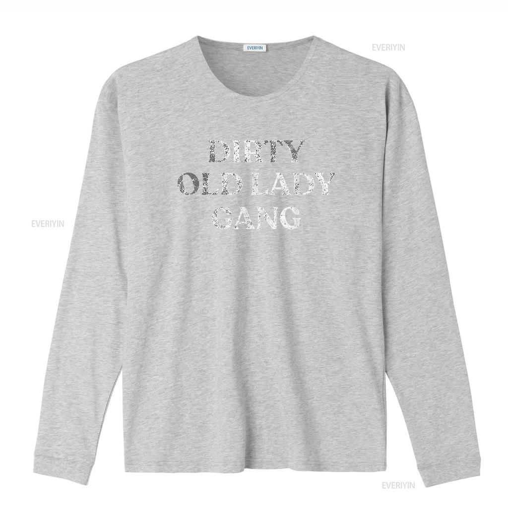 Womens Dirty Old Lady Gang Funny Mud Run 4 Wheeling T Shirt Black 2XL vintage Washed designer clothes Breathable Stretched