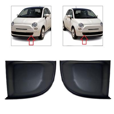 1pc Left/right Car Front Bumper Trim Cover For Fiat For 500 Models (2007-2015) Black Front Bumper Trim Auto Accessories
