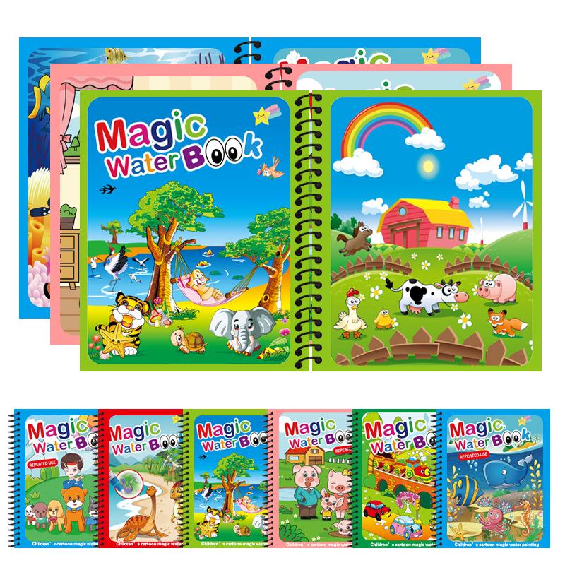 

One Piece Magic Water Doodle Book - Reusable Drawing for Kids