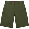 Work Short 25SS Olive Houndstooth