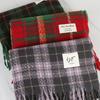 Imitation Cashmere Christmas Plaid Scarf Winter Women's Autumn and Winter Versatile Warm Shawl Star Ins Trend