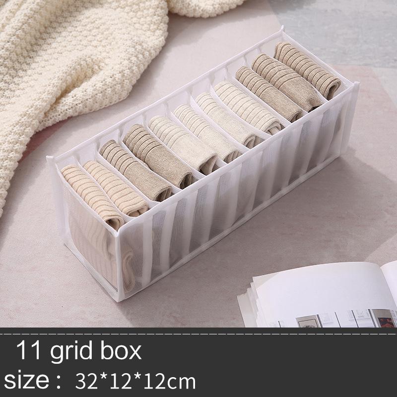 Closet Organizer for Underwear Panty Home Cabinet Divider Storage Box Home Organizers for Clothes Foldable Drawer Boxes