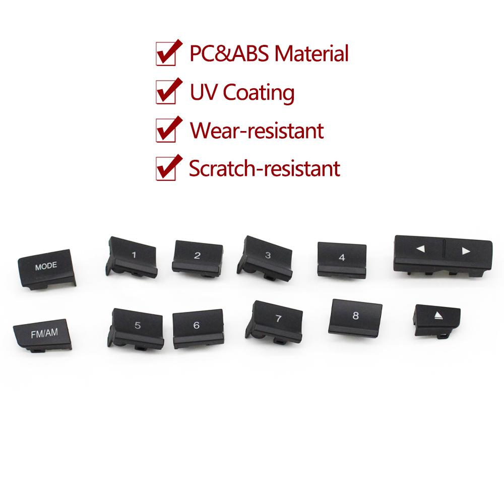 Tableau de bord avant de voiture Radio lecteur CD bouton de commutation boutons de commutation garniture de couverture pour BMW M3 M4 F20 F21 F22 F30 F32 F35 F34 F36 F45 F46