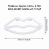 USB or Battery Powered LED Neon Sign Lip Shaped LED Light Romantic Neon Wall Sign  Home Decoration