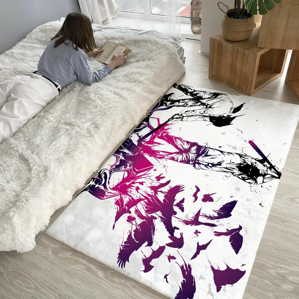 Three D-Days Grace Floor Mat Soft Thickened Absorbent Non-Slip Bedroom Living Room Door Mat Home Decor Flannel Rugs