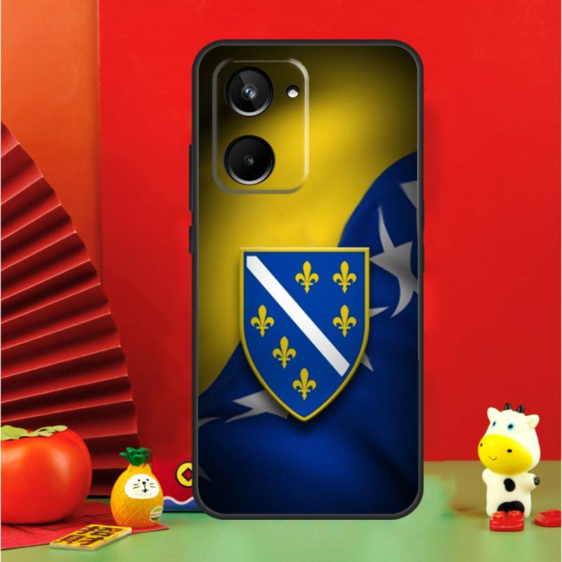 Bosnia and Herzegovina Flag Case For Realme C67 C55 C53 C51 C35 C33 C31 C30 C25s C21Y GT Neo 6 GT5 9 10 11 12 Pro Plus