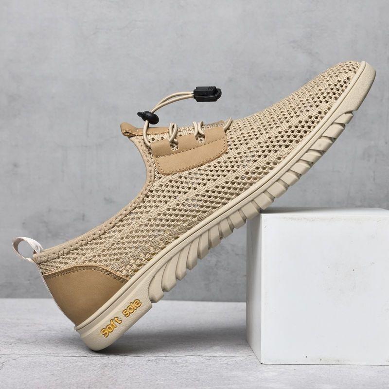 Mesh New Breathable Summer Men's Shoes Mesh Shoes Hollowed Out Men's Shoes Ultra Light Casual Shoes Men's Mesh Shoes
