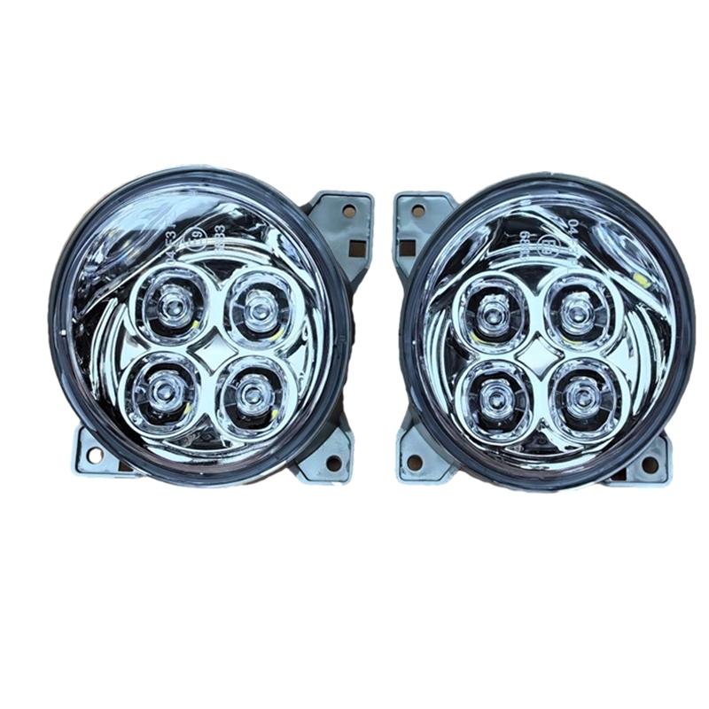 1pair LED FOG LIGHT FOR SCANIA P G R T SERIES LED DAYTIME RUNNING LAMP LH RH SCA392 SCA393 1931614 1931613  with plug