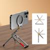 Magnetic Phone Tripod Stand Foldable Portable Magnetic Phone Holder Adjustable Phone Mount for Magsafe
