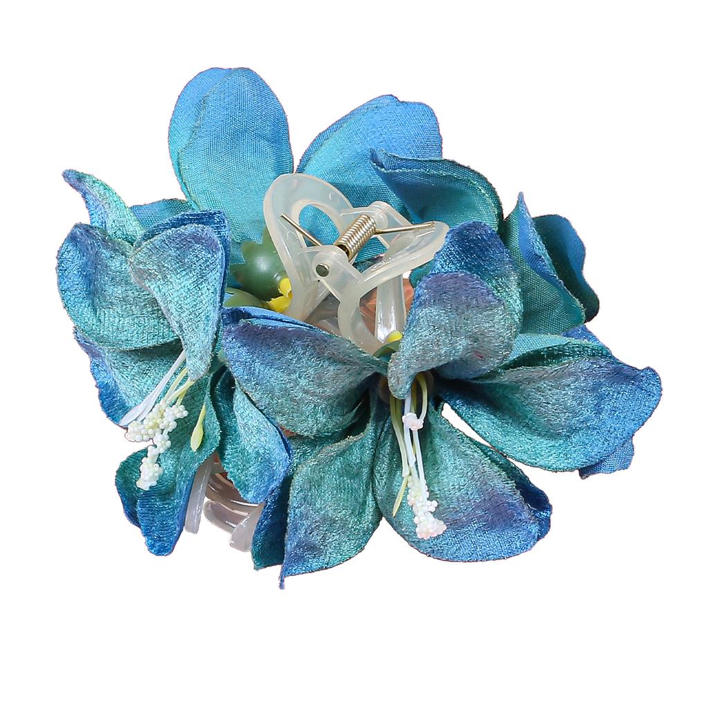 Fashion Artificial Flower Hair Claws Clips Bridal Hair Clips Tropical Beach Wedding Flower Women Holiday Hair Claws Accessory