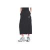 New MLB Casual Long Skirt Women's Black 3FSKB0253-50BKS
